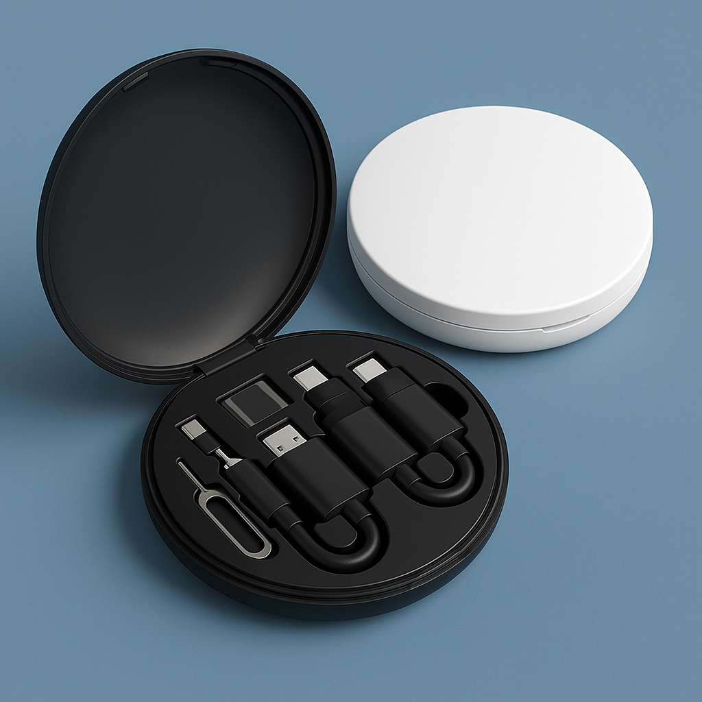 🔌 Cable de Carga Multifuncional PD 60W – Un Estuche. Todos tus Dispositivos. Cero Caos