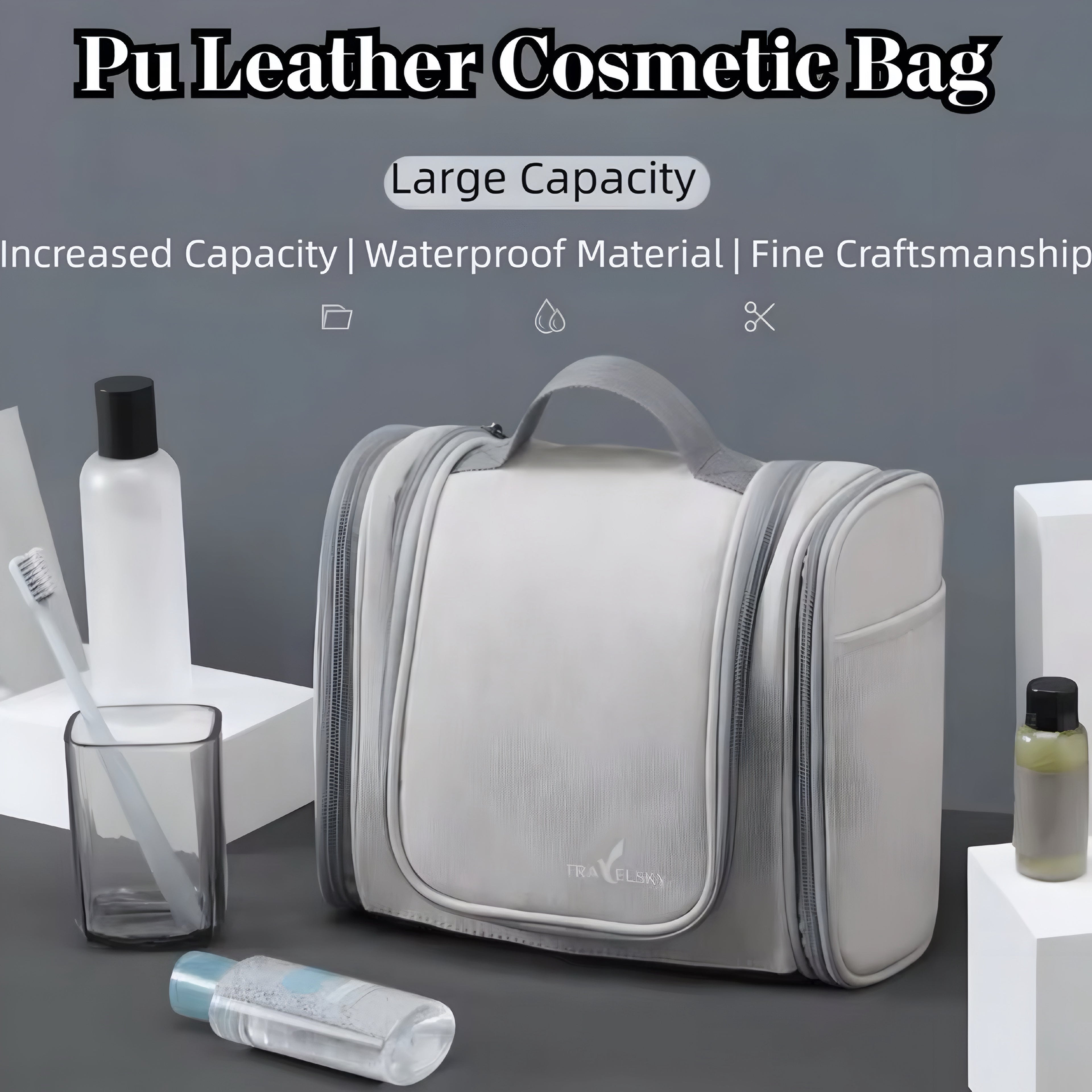 Bolsa de Maquillaje Impermeable para Mujer