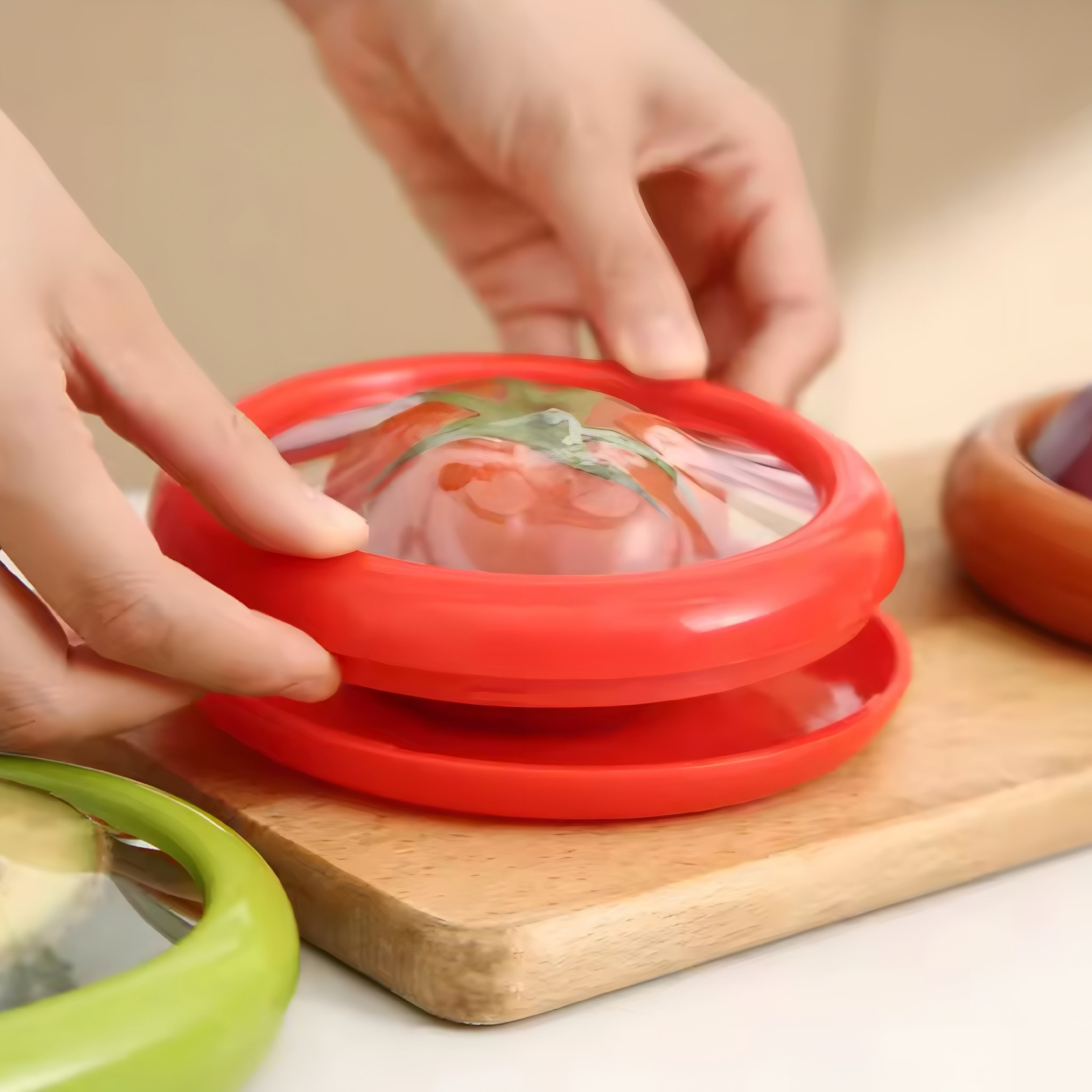 🥑 Contenedor Elástico para Frutas y Verduras – Frescura que Dura Más