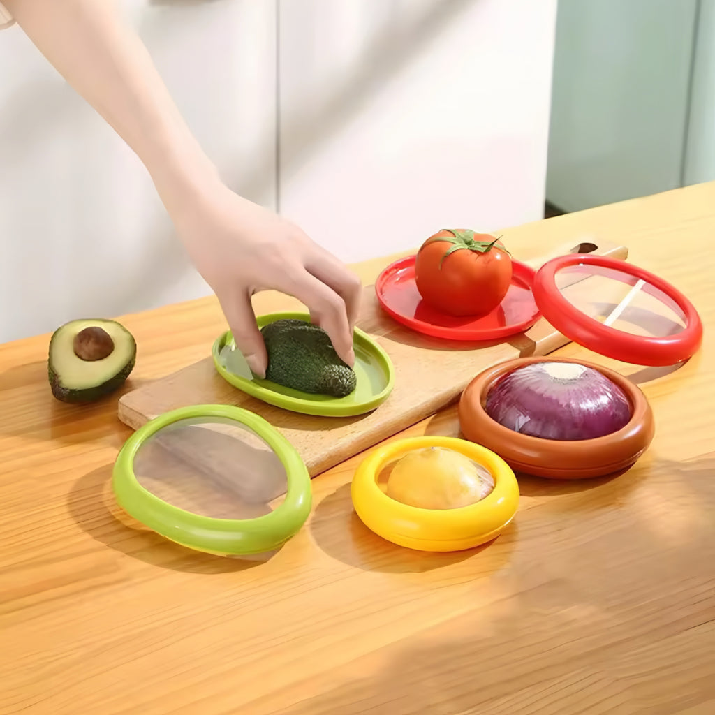 🥑 Contenedor Elástico para Frutas y Verduras – Frescura que Dura Más