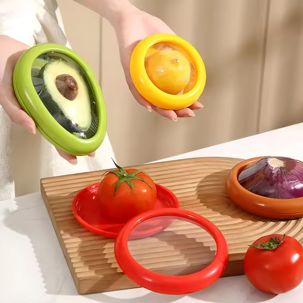 🥑 Contenedor Elástico para Frutas y Verduras – Frescura que Dura Más