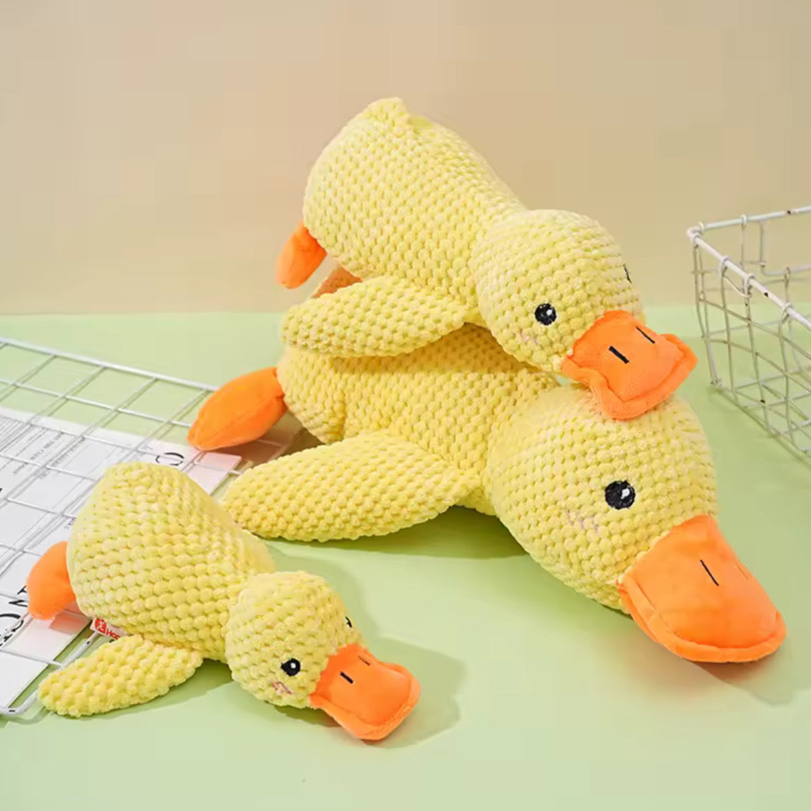 Juguete de Peluche Pato Dormilón para Perros