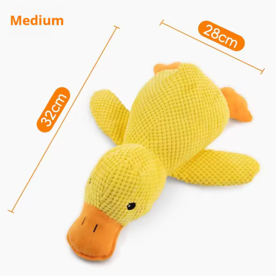 Juguete de Peluche Pato Dormilón para Perros