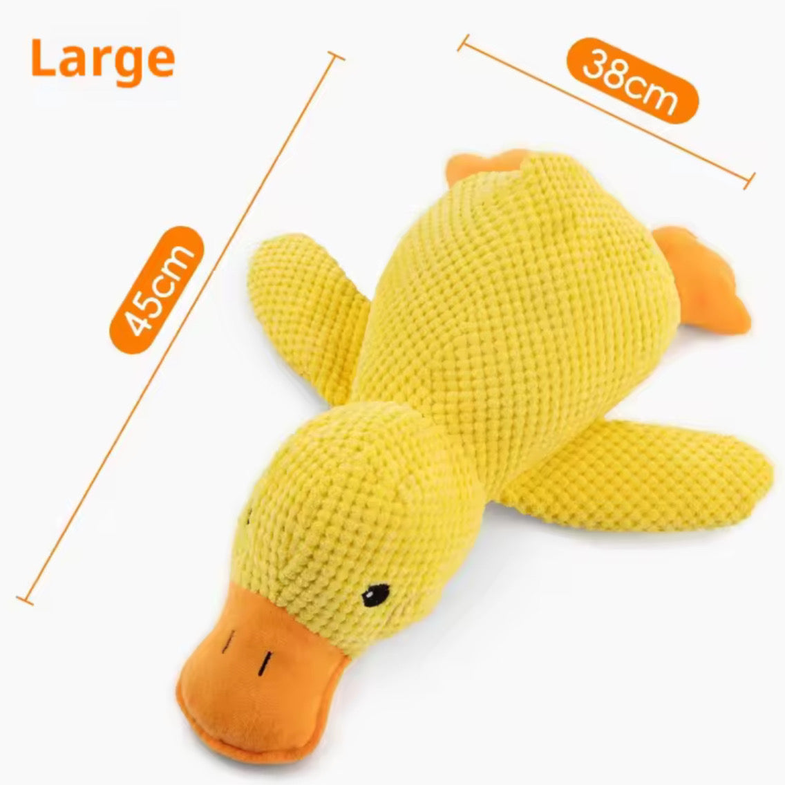 Juguete de Peluche Pato Dormilón para Perros