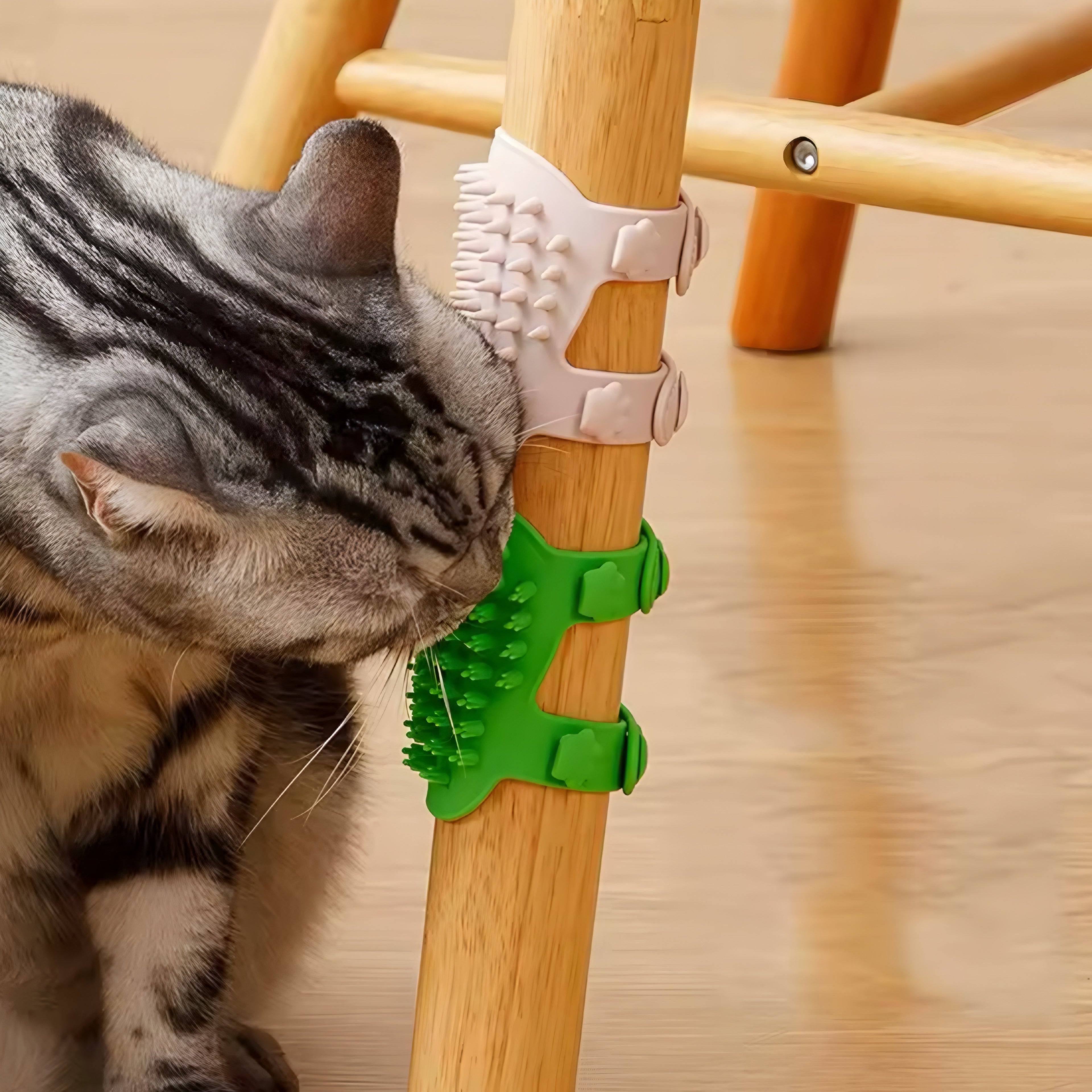 🐱 Cepillo de Masaje de Silicona para Gatos