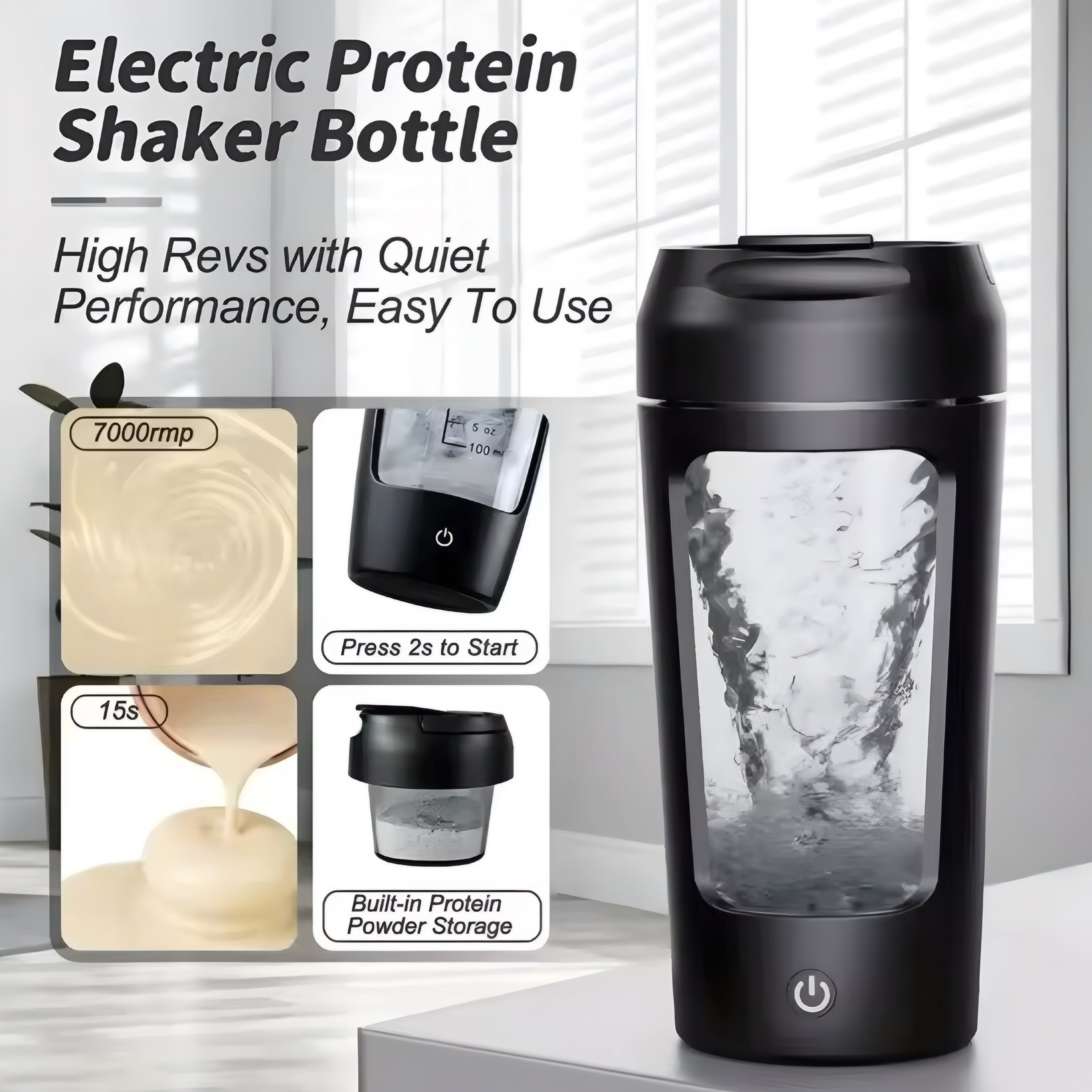 🥤 Shaker Mezclador Automático