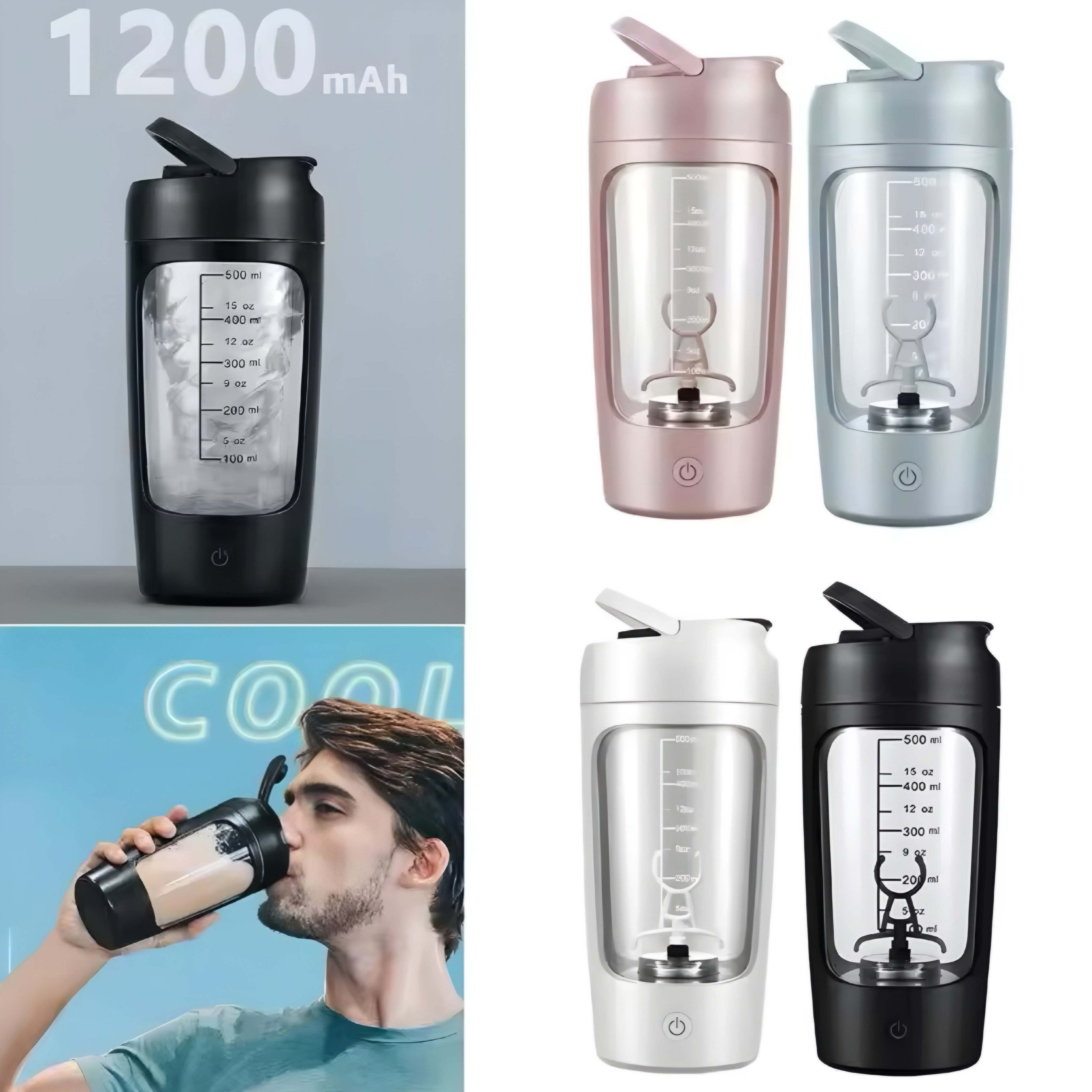 🥤 Shaker Mezclador Automático