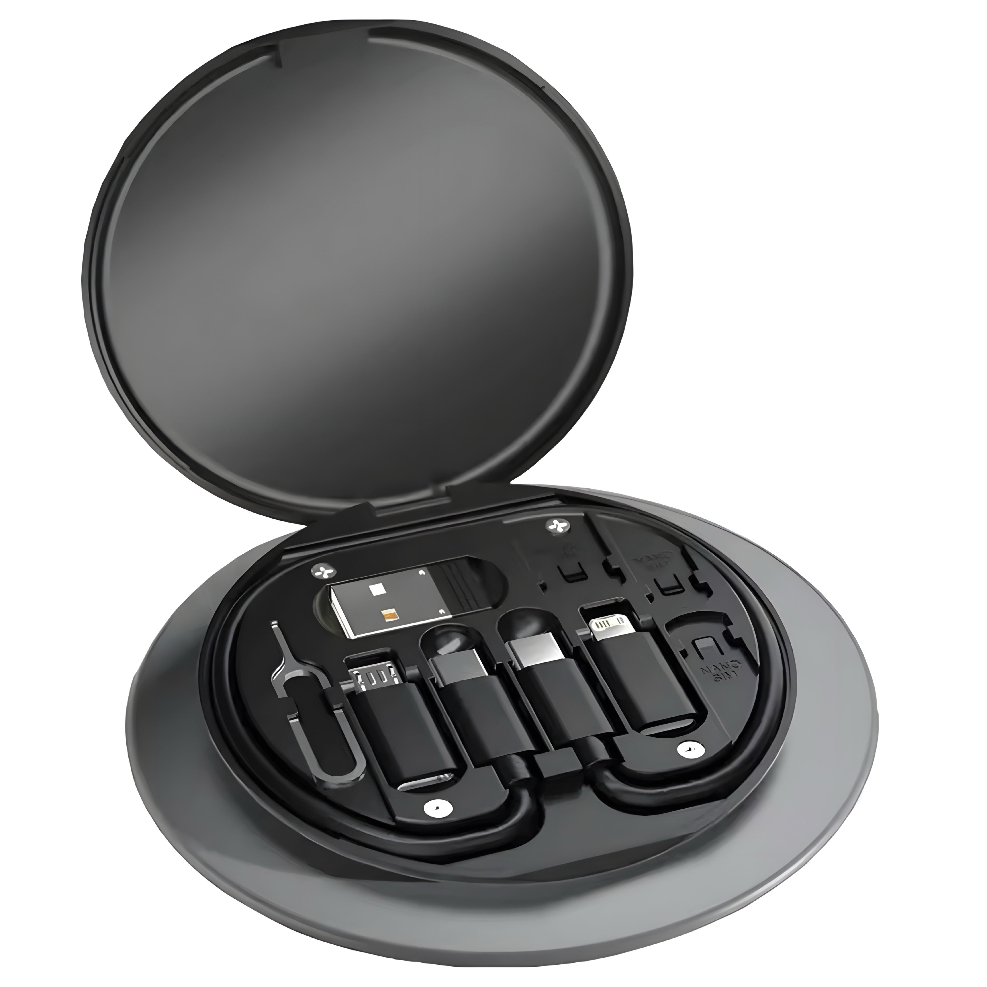 🔌 Cable de Carga Multifuncional PD 60W – Un Estuche. Todos tus Dispositivos. Cero Caos