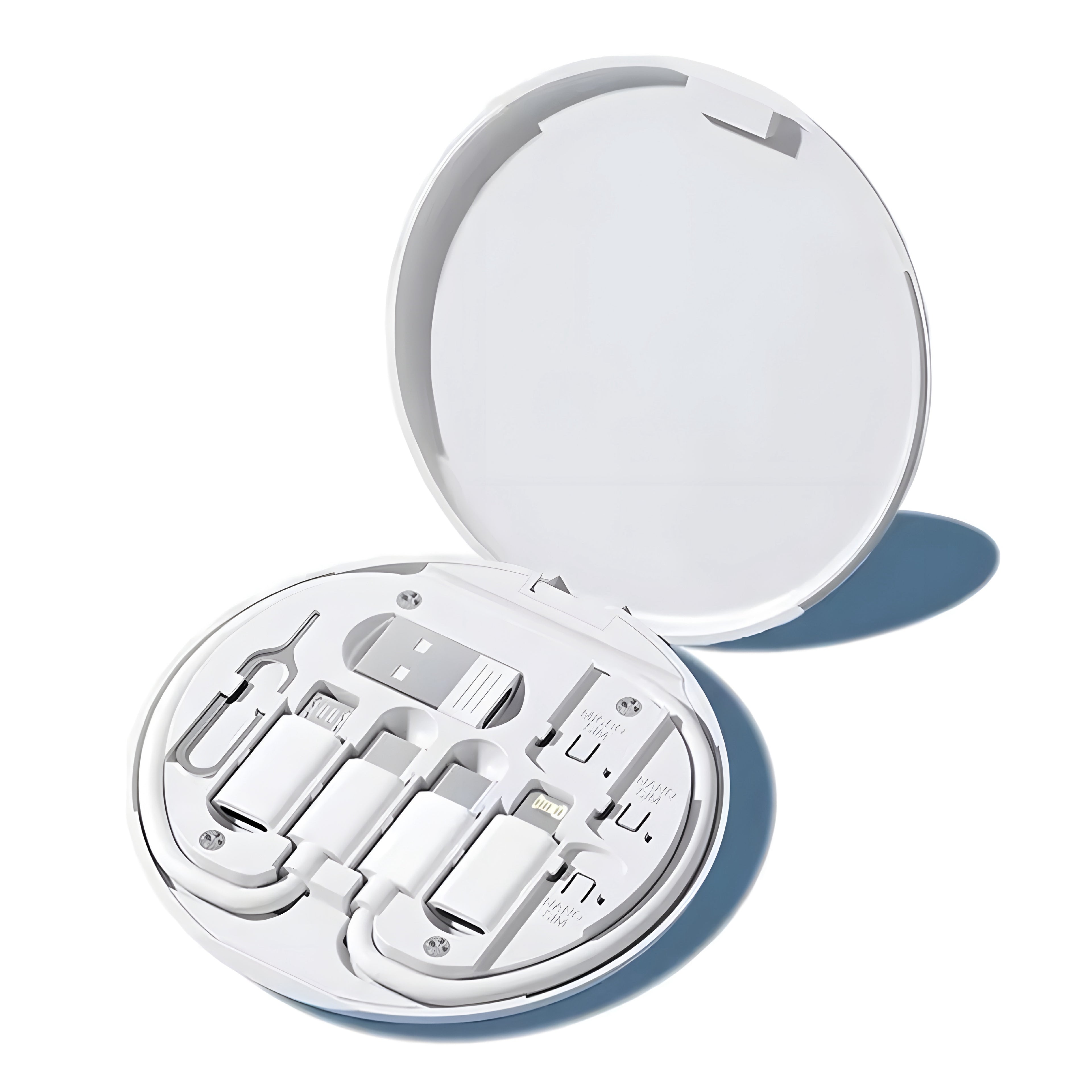 🔌 Cable de Carga Multifuncional PD 60W – Un Estuche. Todos tus Dispositivos. Cero Caos