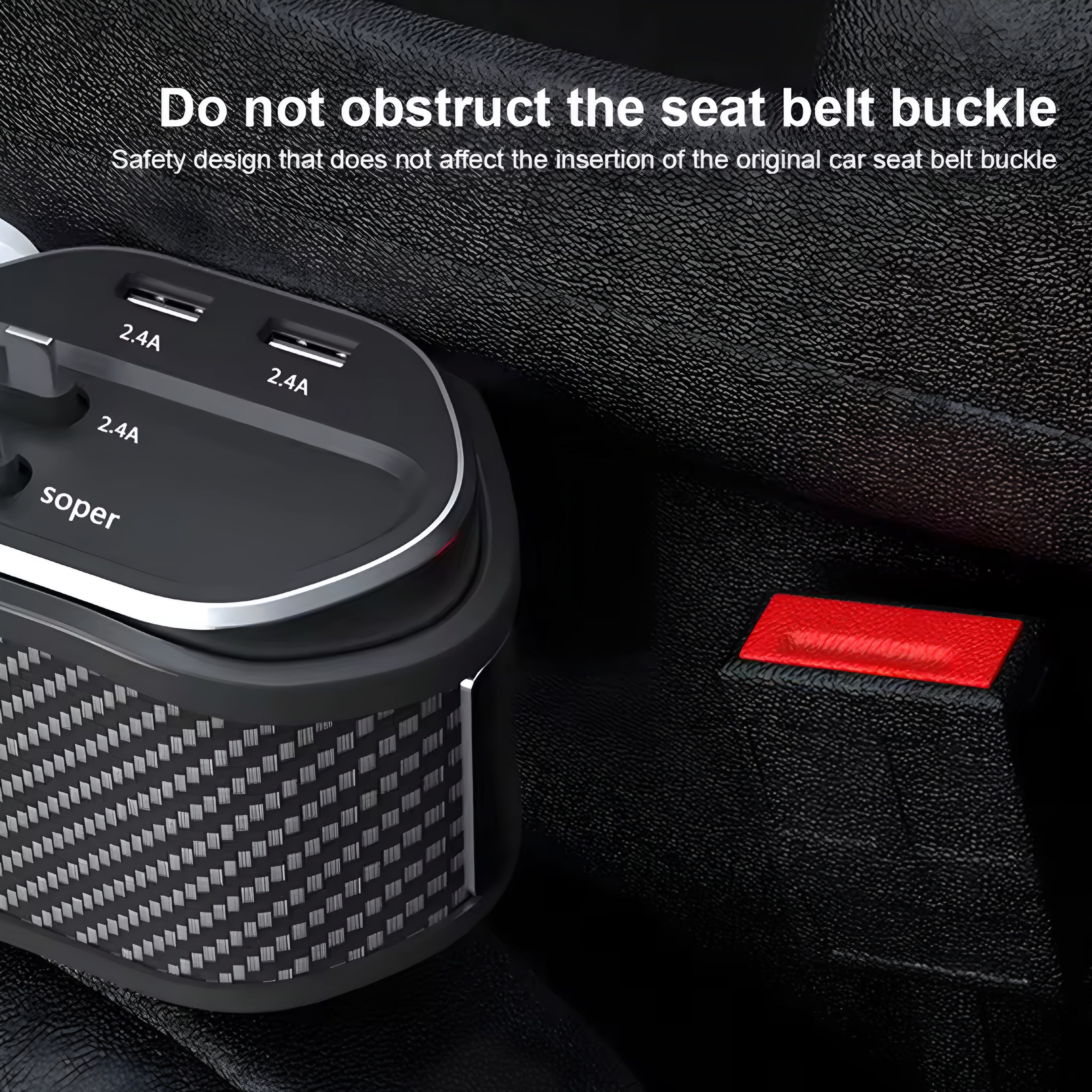 🚗 Organizador de Hueco para Asiento de Coche – Orden y Carga en Movimiento
