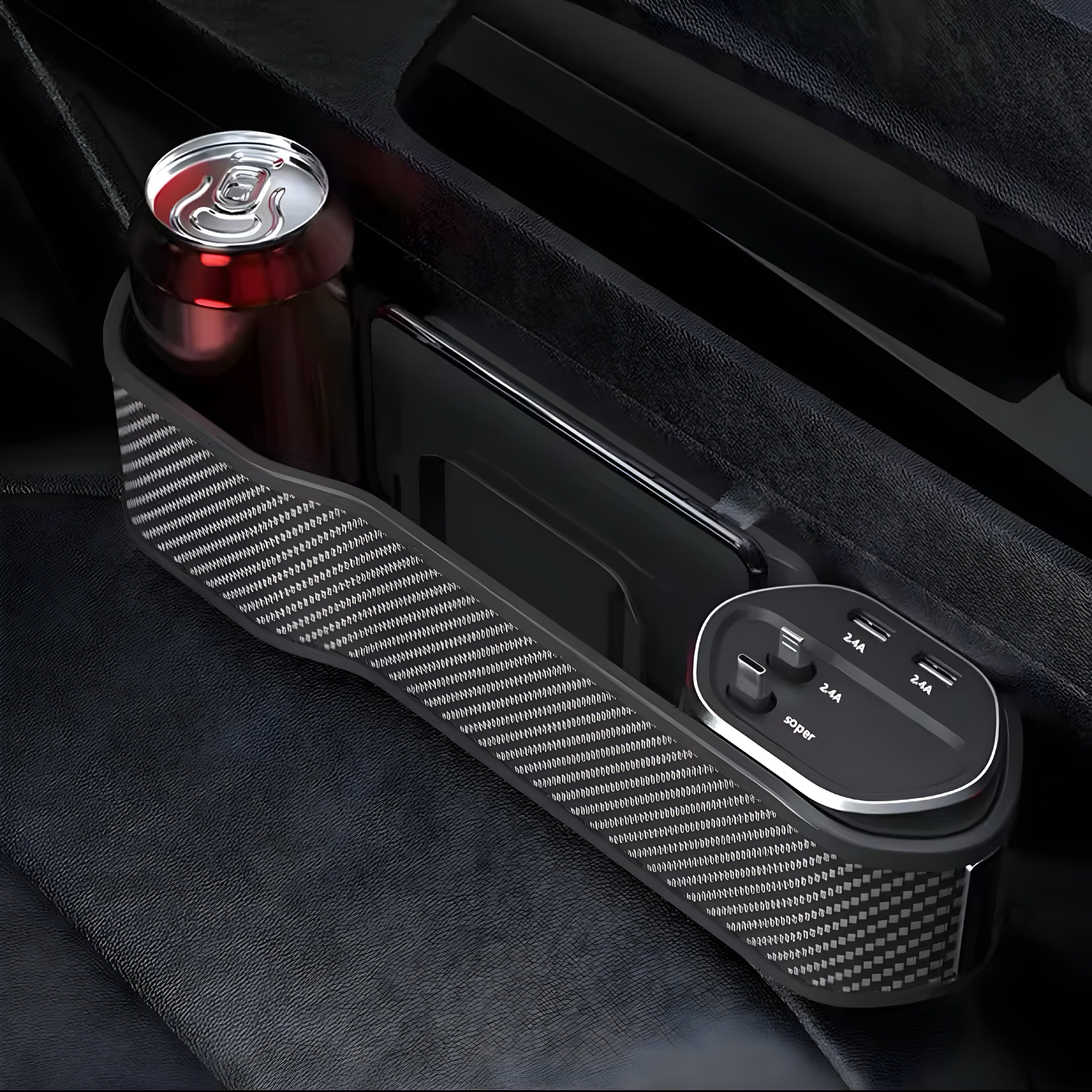 🚗 Organizador de Hueco para Asiento de Coche – Orden y Carga en Movimiento
