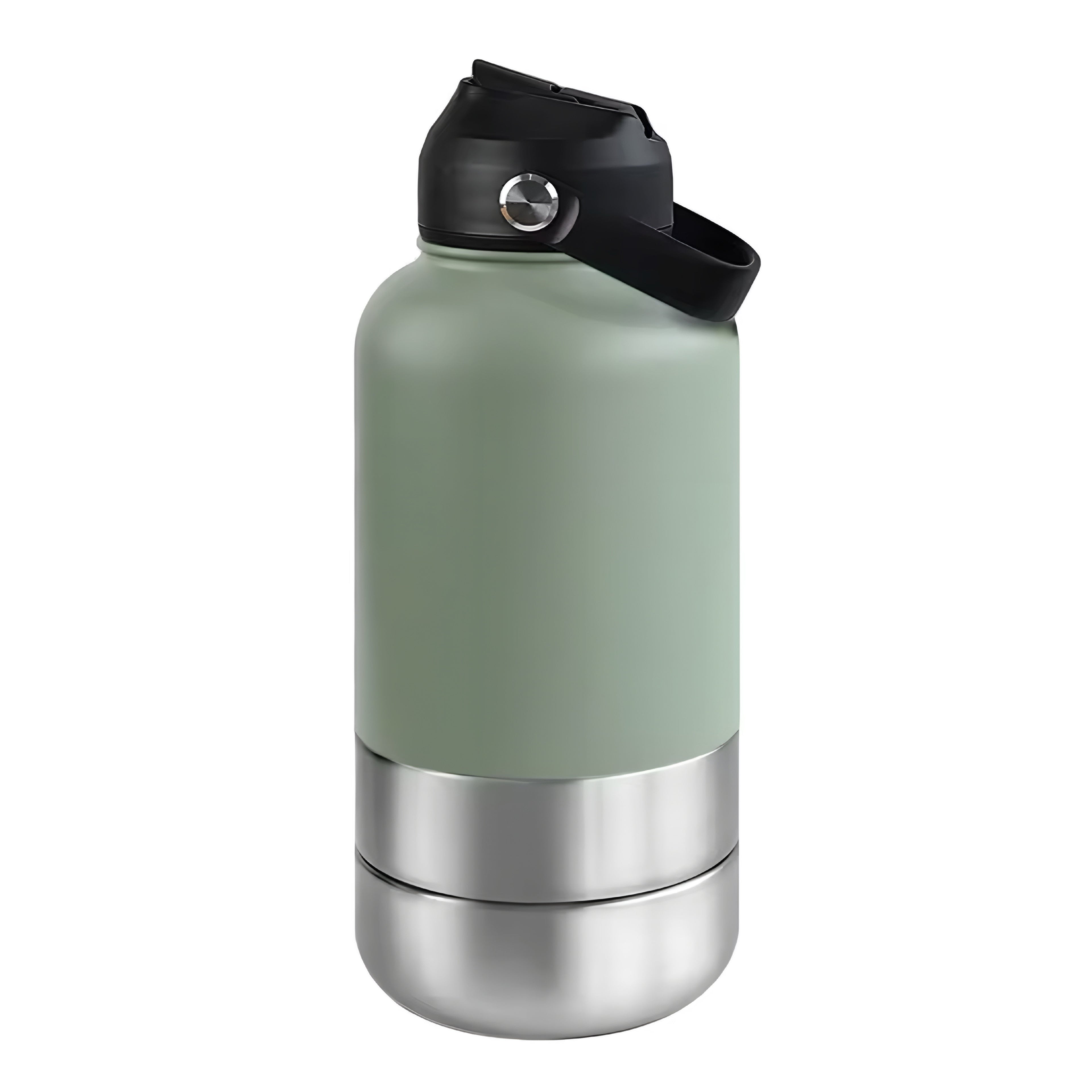🐾 Botella de Agua de Acero Inoxidable 3 en 1 para Perro